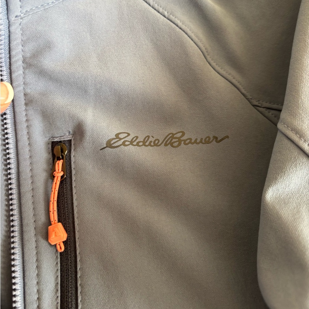 Eddie Bauer jacket First Ascent Sandstone Softshell color-Blue Size Medium - Picture 6 of 10
